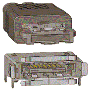 eSATA cable and port